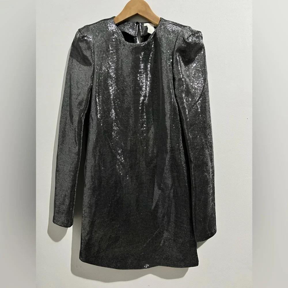 H&M Sequined Mini Dress Size 2